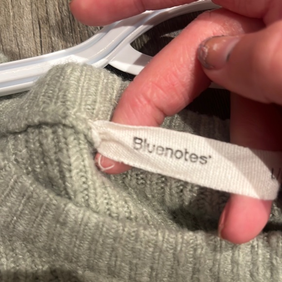 knitted sweater from blue notes size small - Picture 3 of 3